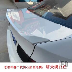 ホンダ リアトランクスポイラーカーボン表面 ABS 材料ウイングダックテールスポイラー アコードユーロ 2009 - 2013 - WHITE