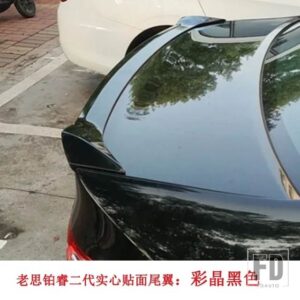 ホンダ リアトランクスポイラーカーボン表面 ABS 材料ウイングダックテールスポイラー アコードユーロ 2009 - 2013 - Black