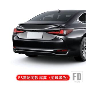 レクサス トランクスポイラー ABS 材料リペアアクセサリーリアダックテールスポイラー ES200 ES260 300H 2018 - 2021 - Black