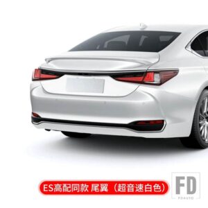 レクサス トランクスポイラー ABS 材料リペアアクセサリーリアダックテールスポイラー ES200 ES260 300H 2018 - 2021 - WHITE