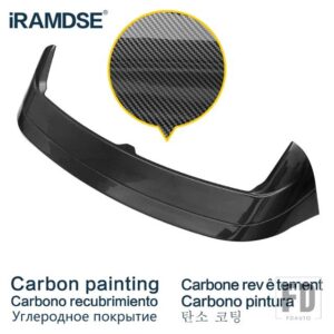 VW ID4 スポイラー ID.4 リアフロントガラスルーフウイングトランクアクセサリー - Carbon Paint