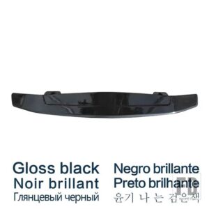 汎用 トヨタ ブラックスポイラー カローラ XSE SENDAN アメリカ版 2020-2023 レビンリアウイングアクセサリー - Glossy Black