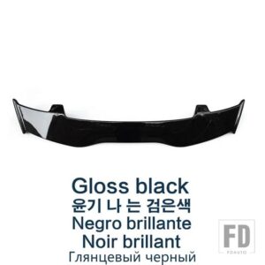 日産 カーボン表面スポイラー キックス リアウイング 2015-2024 テールフィンアクセサリー スタイル変える - Gloss black