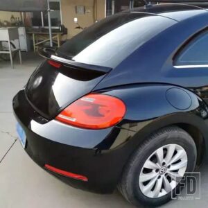 VW スポイラービートル 2013 2018 リアウイングアクセサリー白テールフィン - Glossy Black