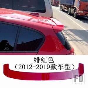 BMW F20 スポイラー E87 リアウイング 118I 120I 125I ブラックカーボンペイントテールフィン 2008-2019 - F20 Red