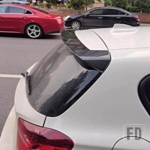 BMW F20 スポイラー E87 リアウイング 118I 120I 125I ブラックカーボンペイントテールフィン 2008-2019 - E87 Carbon paint