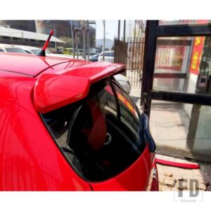 トヨタ グロスブラックスポイラー ヤリス 2008 09 10 11 12 13 リアブーツダックテールウイング装飾アクセサリー - Red
