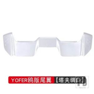 ルーフスポイラータイプ F リアトランクウイング ABS 材料リペアアクセサリーフィット GK5 ジャズ 2014 15 16 17 18 19 20 - WHITE