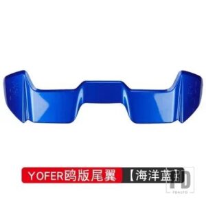 ルーフスポイラータイプ F リアトランクウイング ABS 材料リペアアクセサリーフィット GK5 ジャズ 2014 15 16 17 18 19 20 - Ocean Blue