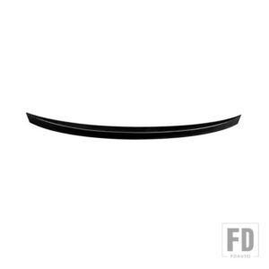 ボルボ ホワイトスポイラー S90 テールフィン 2017 2020 ABS プラスチックリアウイングアクセサリー軽量簡単なインストール - Glossy Black