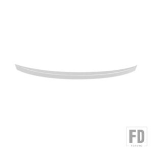 ボルボ ホワイトスポイラー S90 テールフィン 2017 2020 ABS プラスチックリアウイングアクセサリー軽量簡単なインストール - WHITE