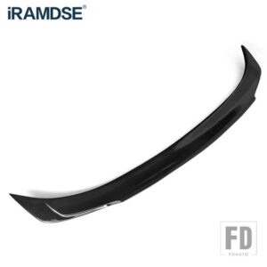 トヨタ トランクスポイラーカーボンタイプ IG リアトランクウイングリペアアクセサリースポイラー マーク X レイツ 2005 - 2009 - Gloss black FRP