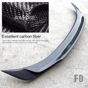 トヨタ トランクスポイラーカーボンタイプ IG リアトランクウイングリペアアクセサリースポイラー マーク X レイツ 2005 - 2009 - Carbon Fiber