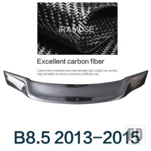 アウディ トランクスポイラーカーボン FRP リアウイングタイプ R スポイラー A4 B8 B8.5 セダン 2008-2015 - Carbon Fiber b8.5