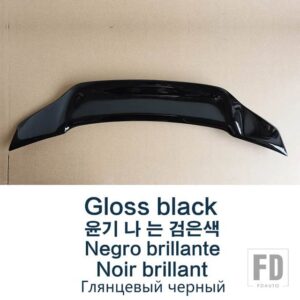 アウディ スポイラー タイプ R カーボン FRP リアトランクテールウイングリペアアクセサリースポイラー A3 S3 セダン 2014 - 2017 - Gloss black