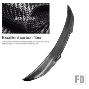 BMW トランクスポイラータイプ PSM カーボン FRP 自動リアトランクウイングタイプ R リペアアクセサリースポイラー 5シリーズ F10 2010 - 2016 - Carbon Fiber
