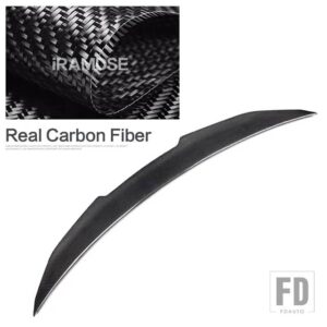 アウディ カーボンスポイラー A4 B8 2008 - 2012 セダンサルーンタイプ H リアダックテールウイングトランク ABS アクセサリー - Type PSM Carbon