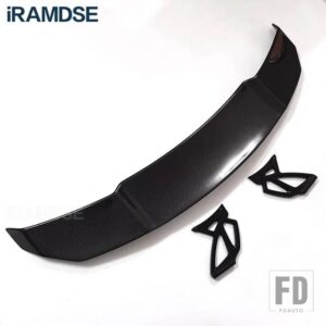 BMW 汎用 スポイラー M3 M4 F10 F20 F30 G20 G82 G26 カーボンリアトランクウイングテールフィンアクセサリー - Real Carbon Fiber