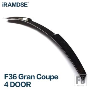 BMW スポイラー 4シリーズ F36 F33 カーボン 4 2 ドアグランクーペコンバーチブル 2014-2019 リアダックテールウイングトランクアクセサリー - F36 Glossy Black