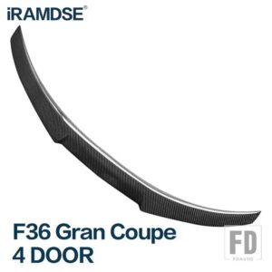 BMW スポイラー 4シリーズ F36 F33 カーボン 4 2 ドアグランクーペコンバーチブル 2014-2019 リアダックテールウイングトランクアクセサリー - F36 Real Carbon