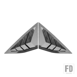 クォーターサイドウィンドウルーバー AEOLUS A60 MAX スクープカバーベントスポイラー 2021-2024 装飾アクセサリー - Carbon Paint