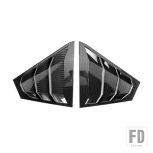 日産 ウィンドウルーバー アルティマ 2019 2023 クォーターサイドスクープカバーベントスポイラー装飾アクセサリー - Carbon Paint