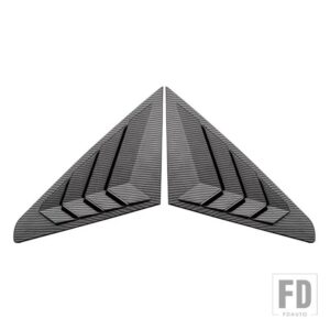 クォーターサイドウィンドウルーバーモリスガレージ 5 スクープカバーベントカーボン表面スポイラー 2021 に 2023 装飾アクセサリー - Carbon Paint