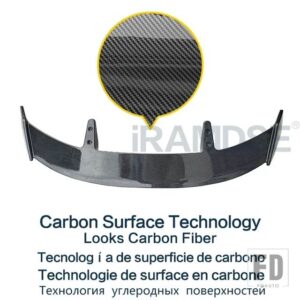 キャデラック ルーフスポイラー XT5 2016-2022 リアトランクウイング ABS 材料リペアアクセサリー - Carbon Surface