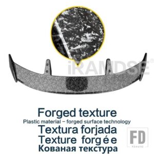 キャデラック ルーフスポイラー XT5 2016-2022 リアトランクウイング ABS 材料リペアアクセサリー - Forged texture