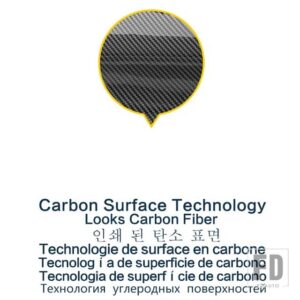 ホンダ 光沢ブラックスポイラー オデッセイ 2015-19 ABS プラスチックリアトランクウィンドウウイング - Carbon Paint