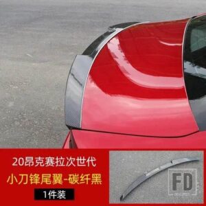 マツダ トランクスポイラーカーボン表面 ABS 素材リアダックテールスポイラー 3 セダン 20-23 14 - 19 - 20-23 carbon surface