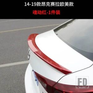 マツダ トランクスポイラーカーボン表面 ABS 素材リアダックテールスポイラー 3 セダン 20-23 14 - 19 - 14-19 A red