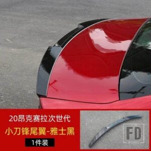 マツダ トランクスポイラーカーボン表面 ABS 素材リアダックテールスポイラー 3 セダン 20-23 14 - 19 - 20-23 gloss black
