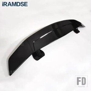 フォード 汎用 スポイラータイプ TA ABS プラスチックリアトランクウイングアクセサリースポイラーモンデオフュージョンスポイラー 2012 - 201 - Black