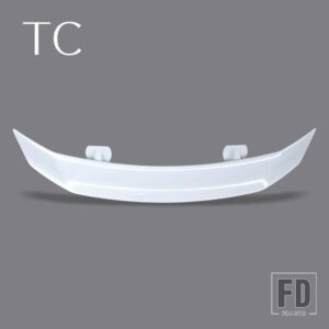 汎用 トランクスポイラーカーボン表面タイプ TC リアテールウイング HAVAL F7X 2019 20 21 - WHITE