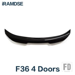 BMW F36 スポイラー 4シリーズ F32 クーペタイプ PSM 2013-2019 リアダックテールウイングトランク ABS アクセサリー - F36 Glossy Black