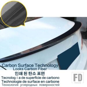トランクスポイラー ベンツ W117 CLA200 CLAクラス 2016-2020 カーボン表面 ABS 材料リアウイング - Carbon Surface