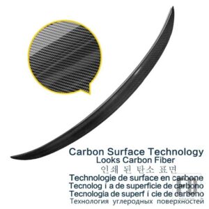 BMW スポイラー F16 X6 2015-2018 リアトランクダックテールウイング ABS 材料リペアアクセサリー - Carbon Paint