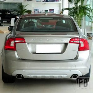 ボルボ トランクスポイラーカーボン表面 ABS 材料リアダックテールスポイラー S60 T3 T4 T5 S60L 2012-2017 - Seashell gray