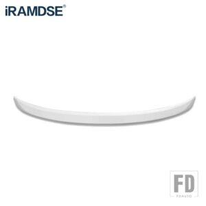 ボルボ トランクスポイラーカーボン表面 ABS 材料リアダックテールスポイラー S60 T3 T4 T5 S60L 2012-2017 - Pearl White