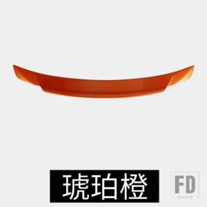 ホンダ シビック セダン 2016-2019 カーボン表面 ABS 素材 YOFER リアダックテール用スポイラー - Orange