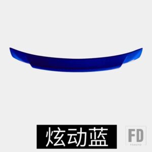 ホンダ シビック セダン 2016-2019 カーボン表面 ABS 素材 YOFER リアダックテール用スポイラー - Blue