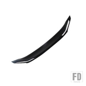 ホンダ トランクスポイラーカーボン表面 ABS 材料リアダックテールスポイラー シビック千田 2016 17 18 - Gloss black