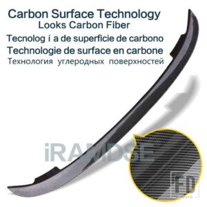 BMW X4 トランクスポイラー F26 G02 テクスチャリアトランクウイング 2014 - 2021 タイプ MT ABS 材料リペアアクセサリー - Carbon Surface
