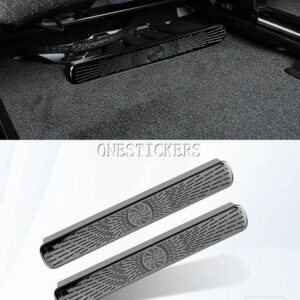 メルセデスベンツ C GLCクラスクーペ W205 C205 X253 C253 Eクラス W213 S213 C238 シート下空調ベントカバートリム - Black