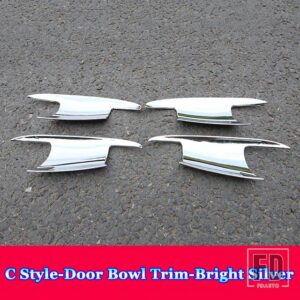 メルセデスベンツ A CLA GLAクラス W176 C117 クーペ W117 X156 2013-2019 カーアクセサリー外装ドアハンドルボウルトリムカバーフレーム