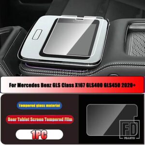 メルセデスベンツ W167 V167 X167 GLE GLSクラス GLE350 GLE450 リアタブレットスクリーン強化フィルムリアパネル TPU フィルム - 2