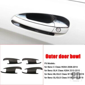 メルセデスベンツ A B C E GLK ML GLE GL GLS CLAクラス W176 W246 W204 W212 W166 ステッカー外装ドアハンドルボウルトリムカバー