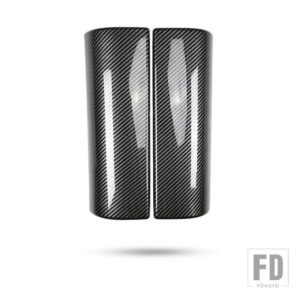 メルセデスベンツ Cクラス W206 C200 C220 C260 C300 2022 + カーアクセサリー中央アームレストボックスパネルトリムカバー装飾フレーム - Carbon Fiber