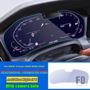 BMW 3シリーズ G20 G21 G28 320I 325I 330I 2019-2021 中央計器ナビゲーション画面強化ガラスプロテクターフィルム - 6